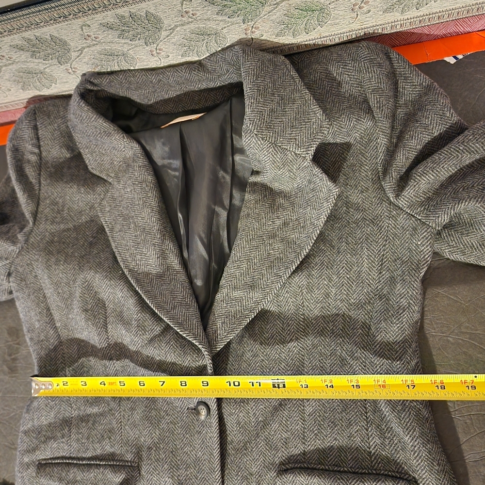 Pendleton Virgin Wool Dark Gray One Button Herrin… - image 10